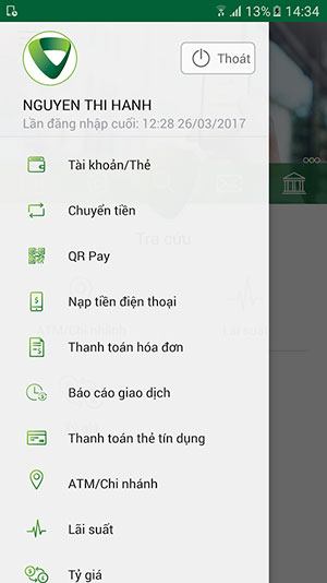 Tải Vietcombank Mobile Banking Ngân hàng Ngoại thương Việt Nam 3