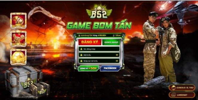 Game B52 – Địa điểm chơi trò chơi trả thưởng uy tín số một Việt Nam 1