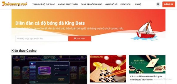 Kingbets.top - Website review cổng game tài xỉu uy tín 