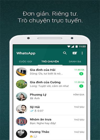 Tải WhatsApp Miễn Phí Về Cho Máy Điện Thoại Android, iPhone/iPad 2