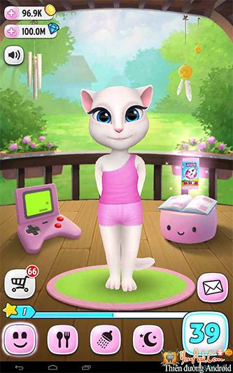 Tải game My Talking Angela game nuôi mèo ảo cho điện thoại 3